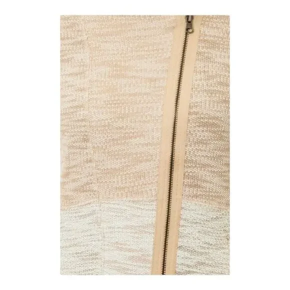 Jack BB Dakota medium Hachi French Terry asymmetrical zip up beige hoodie​​​​​ - Picture 5 of 7